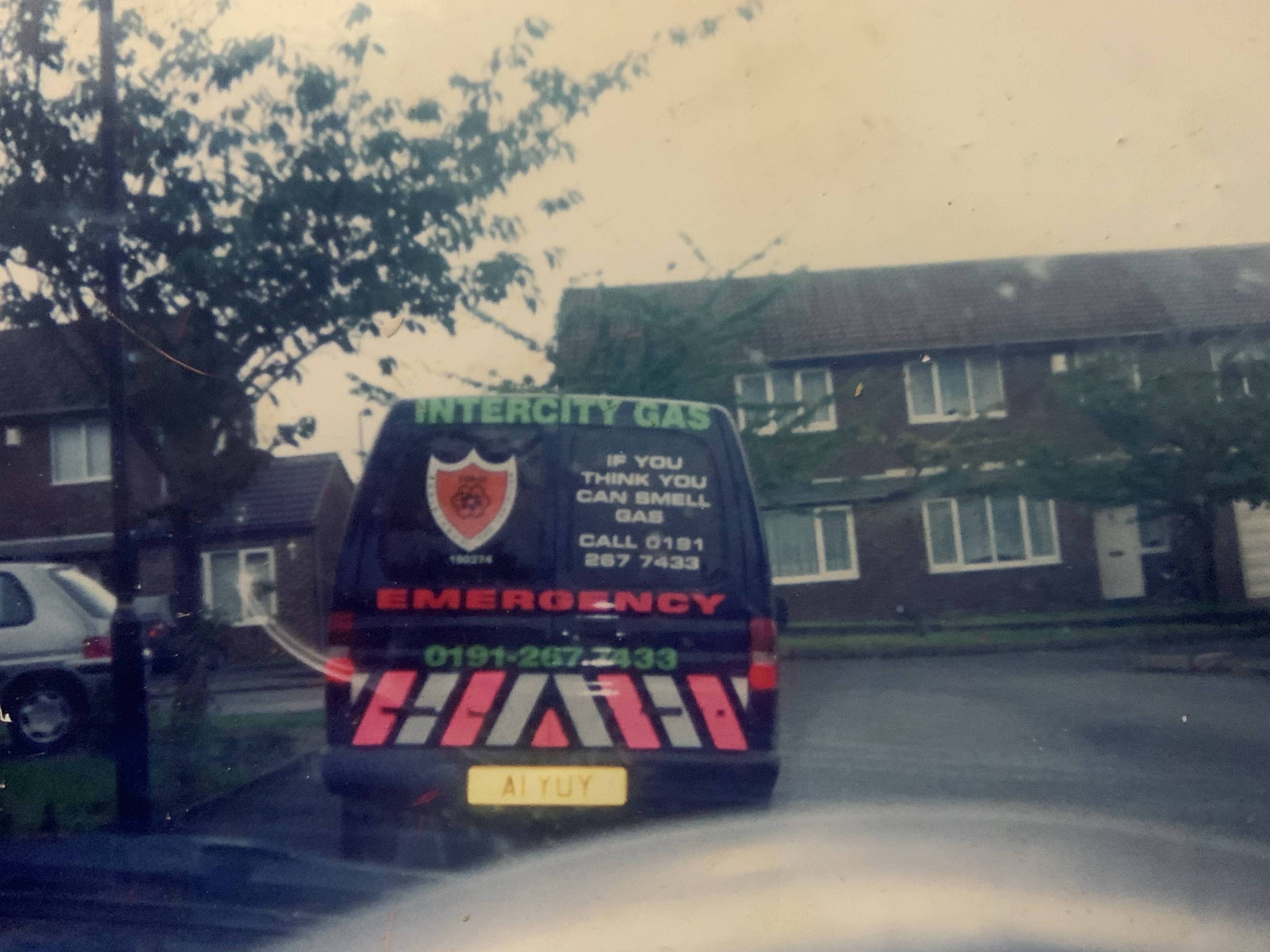 Kielder Chimney Sweeps van rear view
